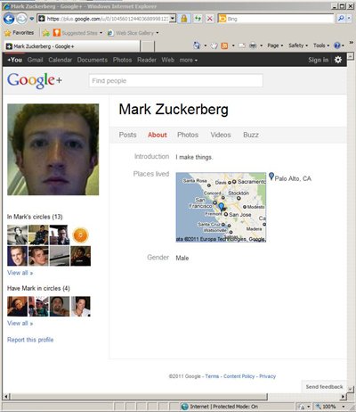 Facebook CEO扎克伯格承认正使用Google+服务