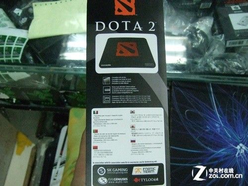 DOTA玩家必备 赛睿DOTA2鼠标垫到货 