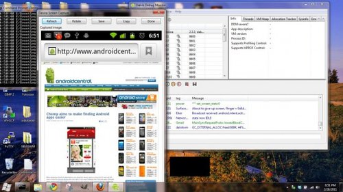 Android 2.3.3不需root即可屏幕截图