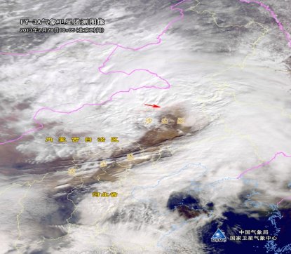 河北北京等地沙尘来袭今天夜间风沙趋减弱（图）