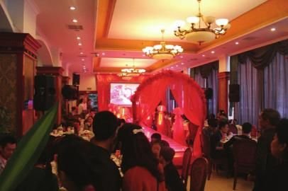 婚礼现场（网友供图）