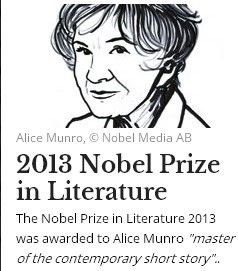 加拿大作家艾莉丝·门罗获2013年诺贝尔文学奖