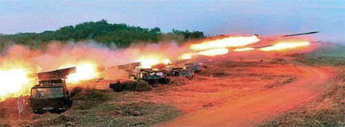 韩国今年军演曾演练先发制人 摧毁朝鲜远程火炮