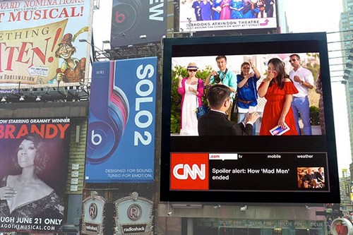痴情男包下纽约时代广场大屏幕求婚