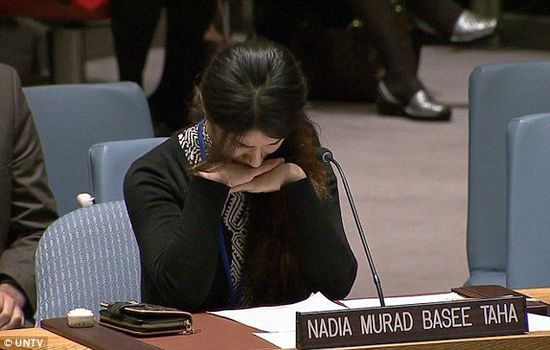 少女联合国安理会上控诉IS暴行