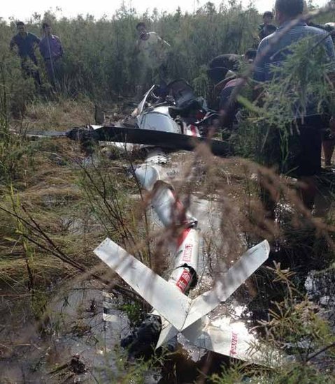 广州一民用直升机坠毁2人遇难 一女是河南人