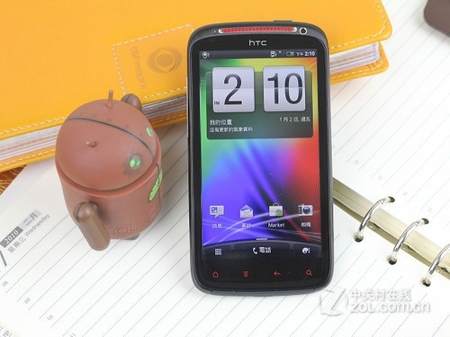 HTC Sensation XE 黑色 外观图