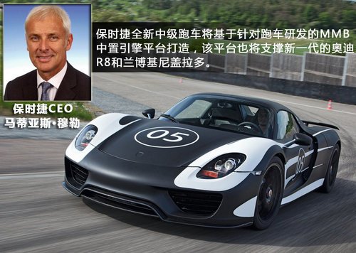 保时捷研发新跑车 与新R8/盖拉多同平台