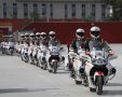 中华“第一骑”武警摩托车礼宾护卫方队 
