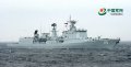  中俄海军在彼得大帝湾举行联合海上阅兵